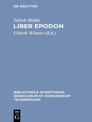 cover image of Liber Epodon